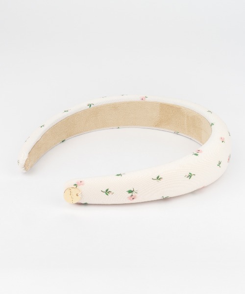 Cath Kidston(キャスキッドソン)の「プランプカチューシャ Lace Sprigs(カチューシャ・レディース・ダークグリーン/アイボリー・FREE)」の7枚目の写真