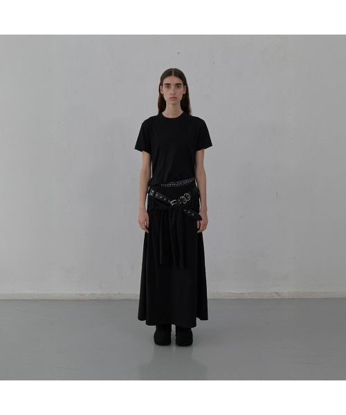 LCDC TM(エルシーディーシーティーエム)の「TIED WAIST DRESS (BLACK)(ワンピース・レディース・その他・SMALL/MEDIUM)」の1枚目の写真
