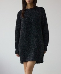 AZUL by moussy（アズールバイマウジー）の「ラメシャギーニットワンピース（ワンピース）」