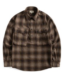 WILD BRICKS（ワイルドブリックス）の「OC MILITARY PULLOVER SHIRT (olive)（シャツ/ブラウス）」