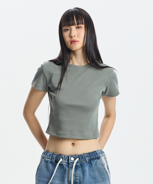 KICHUL(キチョル)の「(W)Side tatoo logo crop t-shirt (3pack set)(Tシャツ/カットソー・レディース・その他・MEDIUM/LARGE/SMALL)」の4枚目の写真