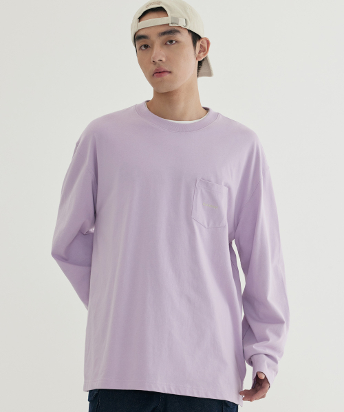 COVERNAT(カバーナット)の「ベーシックポケットロングスリーブライトパープル(Tシャツ/カットソー・メンズ・その他・SMALL/MEDIUM/LARGE/X-LARGE)」の7枚目の写真