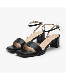 SAPPUN（サプン）の「Vianna Square Sandal Heels (5cm)（サンダル）」