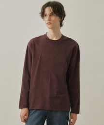 エバーコンパクトプレミアコットンTシャツ_BURGUNDY(W25-TP38)