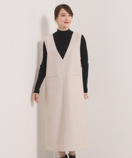 ITS'DEMO(イッツデモ)の「【洗濯機OK】カットメルトンジャンスカ(ワンピース・レディース・ライトグレー/チャコールグレー/ライトベージュ・00)」の18枚目の写真