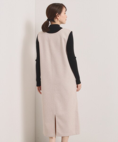 ITS'DEMO(イッツデモ)の「【洗濯機OK】カットメルトンジャンスカ(ワンピース・レディース・ライトグレー/チャコールグレー/ライトベージュ・00)」の20枚目の写真