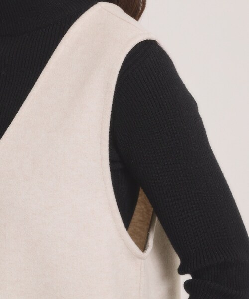 ITS'DEMO(イッツデモ)の「【洗濯機OK】カットメルトンジャンスカ(ワンピース・レディース・ライトグレー/チャコールグレー/ライトベージュ・00)」の22枚目の写真