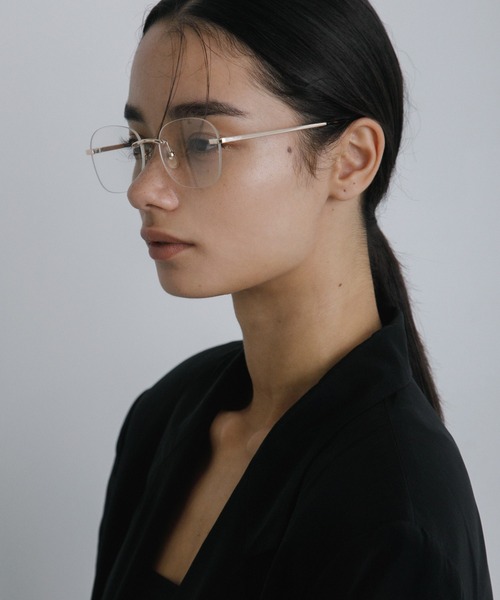 URBAN RESEARCH(アーバンリサーチ)の「decor『デコール』 Eyewear WideRimless(メガネ・レディース・ブラウン・-)」の2枚目の写真
