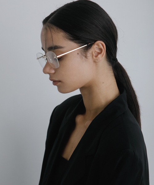 URBAN RESEARCH(アーバンリサーチ)の「decor『デコール』 Eyewear WideRimless(メガネ・レディース・ブラウン・-)」の3枚目の写真