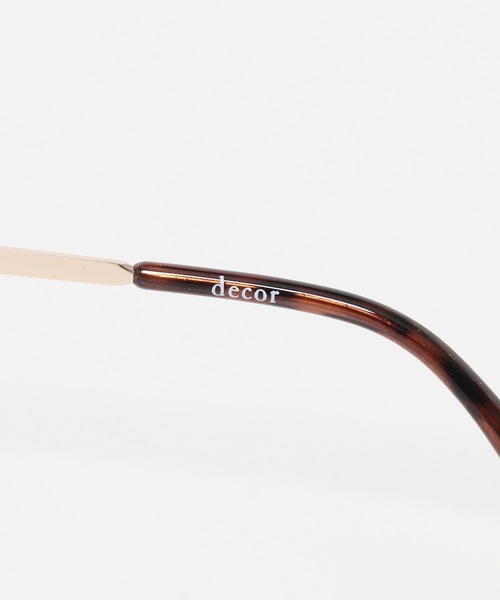 URBAN RESEARCH(アーバンリサーチ)の「decor『デコール』 Eyewear WideRimless(メガネ・レディース・ブラウン・-)」の8枚目の写真