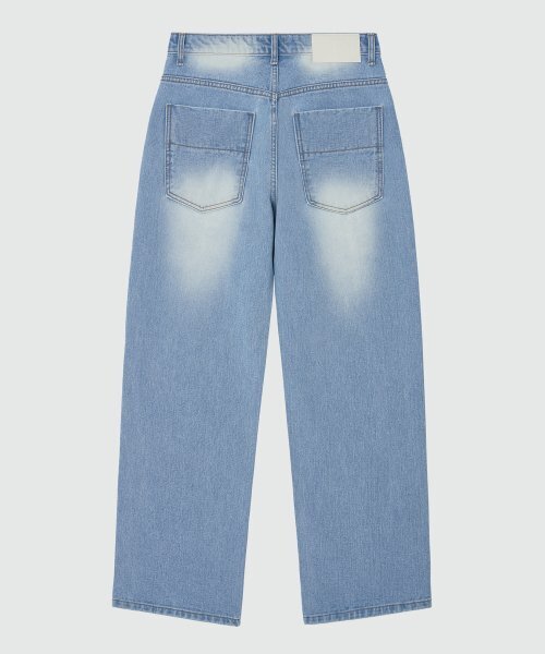 DECET(デケト)の「Mid Rise Wide Jeans DCPT027LightBlueCenter(デニムパンツ・レディース・その他・34/32/30/26/28)」の11枚目の写真