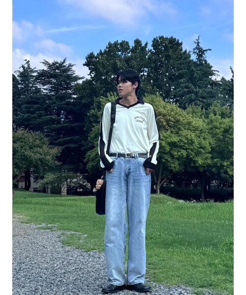 DECET(デケト)の「Mid Rise Wide Jeans DCPT027LightBlueCenter(デニムパンツ・レディース・その他・34/32/30/26/28)」の10枚目の写真
