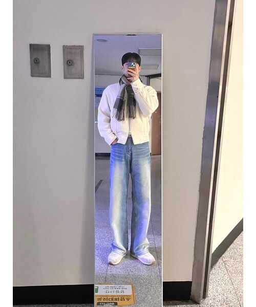 DECET(デケト)の「Mid Rise Wide Jeans DCPT027LightBlueCenter(デニムパンツ・レディース・その他・34/32/30/26/28)」の9枚目の写真