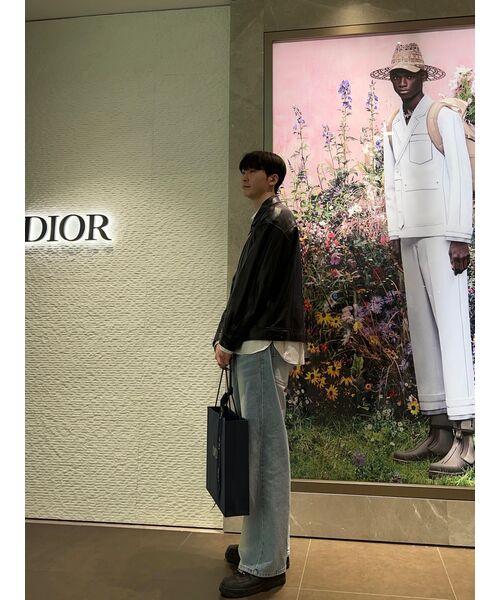 DECET(デケト)の「Mid Rise Wide Jeans DCPT027LightBlueCenter(デニムパンツ・レディース・その他・34/32/30/26/28)」の8枚目の写真