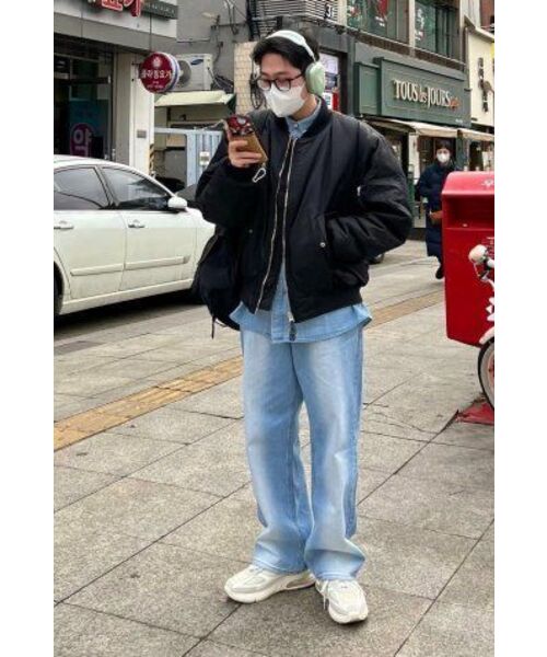 DECET(デケト)の「Mid Rise Wide Jeans DCPT027LightBlueCenter(デニムパンツ・レディース・その他・34/32/30/26/28)」の2枚目の写真