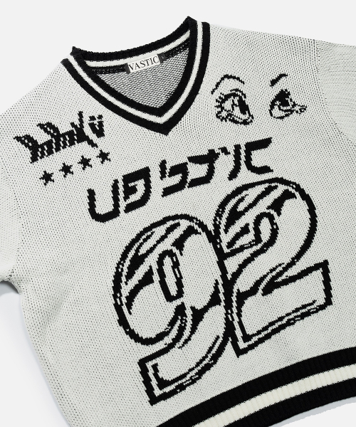 VASTIC(バスティック)の「92 グラフィックニット_アイボリー(ニット/セーター・メンズ・その他・MEDIUM/LARGE)」の5枚目の写真