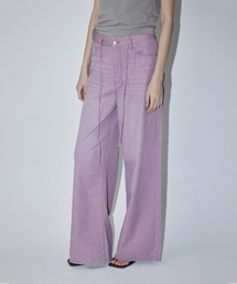 EN OR（エンオール）の「DRAWSTRING PIGMENT WASHING DENIM PANTS - LAVENDER（デニムパンツ）」