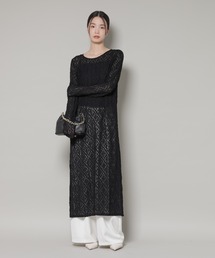 NANO universe（ナノユニバース）の「カットレースマキシワンピース（ワンピース）」