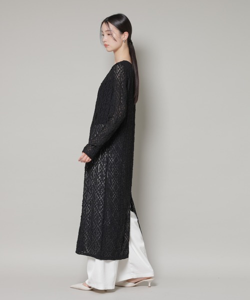 NANO universe（ナノユニバース）の「カットレースマキシワンピース（ワンピース・レディース・ブラウン/ホワイト/ブラック・FREE）」の19枚目の写真