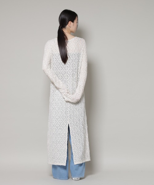 NANO universe（ナノユニバース）の「カットレースマキシワンピース（ワンピース・レディース・ブラウン/ホワイト/ブラック・FREE）」の13枚目の写真