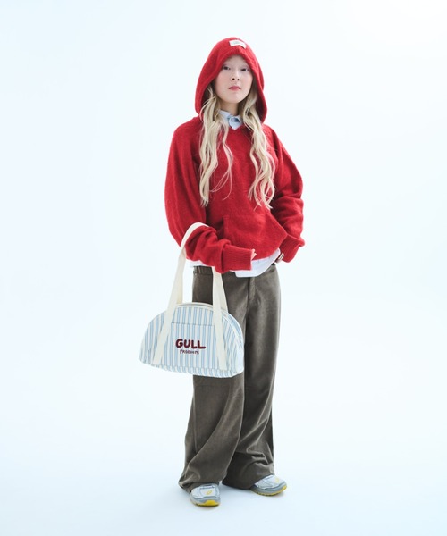 common gull products.（コモンガルプロダクツ）の「ちょっとあそこまでのボストンバッグ（ボストンバッグ・レディース・アイボリー/ホワイト系・フリー）」の18枚目の写真