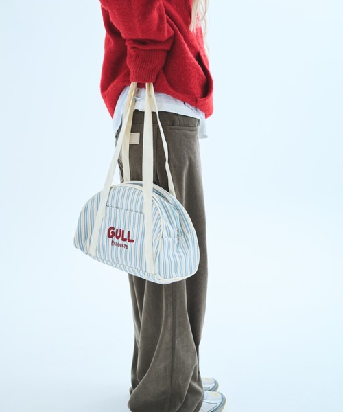 common gull products.（コモンガルプロダクツ）の「ちょっとあそこまでのボストンバッグ（ボストンバッグ・レディース・アイボリー/ホワイト系・フリー）」の20枚目の写真