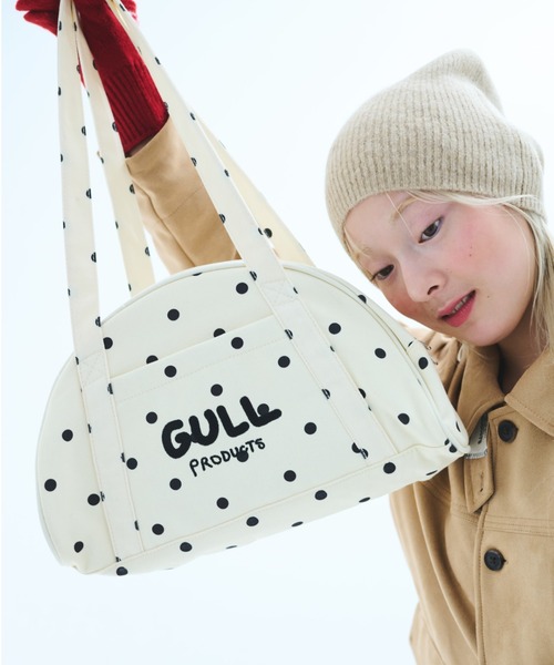 common gull products.（コモンガルプロダクツ）の「ちょっとあそこまでのボストンバッグ（ボストンバッグ・レディース・アイボリー/ホワイト系・フリー）」の7枚目の写真