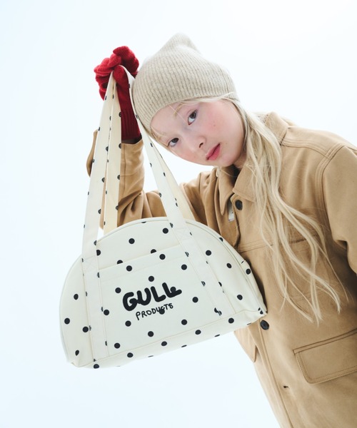 common gull products.（コモンガルプロダクツ）の「ちょっとあそこまでのボストンバッグ（ボストンバッグ・レディース・アイボリー/ホワイト系・フリー）」の8枚目の写真