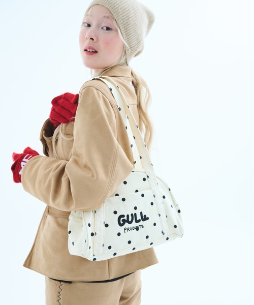 common gull products.（コモンガルプロダクツ）の「ちょっとあそこまでのボストンバッグ（ボストンバッグ・レディース・アイボリー/ホワイト系・フリー）」の10枚目の写真