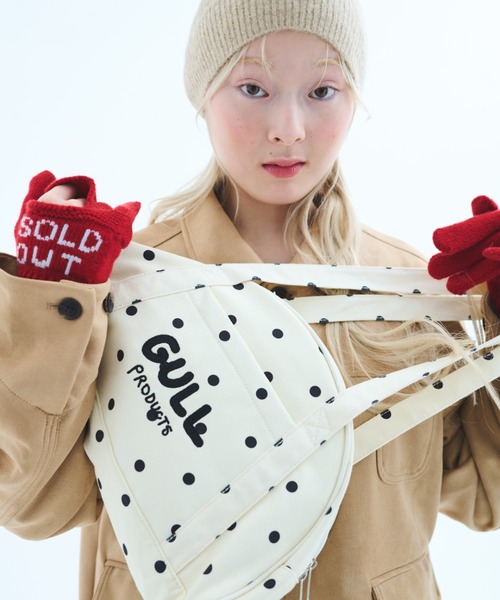 common gull products.（コモンガルプロダクツ）の「ちょっとあそこまでのボストンバッグ（ボストンバッグ・レディース・アイボリー/ホワイト系・フリー）」の14枚目の写真