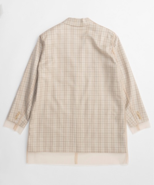 MAISON SPECIAL(メゾンスペシャル)の「Jacket Mini Dress/ジャケットミニワンピ(ワンピース・レディース・ベージュ/グレー・FREE)」の19枚目の写真