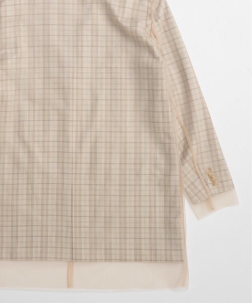 MAISON SPECIAL(メゾンスペシャル)の「Jacket Mini Dress/ジャケットミニワンピ(ワンピース・レディース・ベージュ/グレー・FREE)」の21枚目の写真