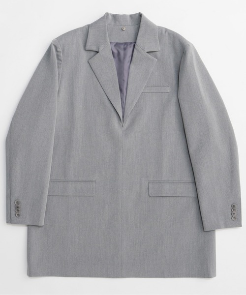 MAISON SPECIAL(メゾンスペシャル)の「Jacket Mini Dress/ジャケットミニワンピ(ワンピース・レディース・ベージュ/グレー・FREE)」の15枚目の写真