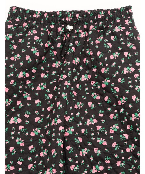 Little sunny bite（リトルサニーバイト）の「【Little Sunny Bite】floral quilting pants（その他パンツ・レディース・ブラック/ピンク/ホワイト・MEDIUM/SMALL）」の13枚目の写真