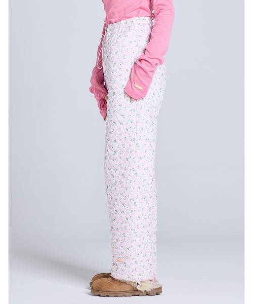 Little sunny bite（リトルサニーバイト）の「【Little Sunny Bite】floral quilting pants（その他パンツ・レディース・ブラック/ピンク/ホワイト・MEDIUM/SMALL）」の22枚目の写真