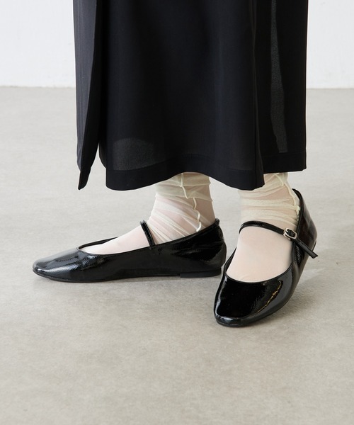 COLLAGE GALLARDAGALANTE（コラージュガリャルダガランテ）の「PAPILLONNER/メリージェーン（パンプス・レディース・ブラック/ホワイト・M/L/S）」の9枚目の写真