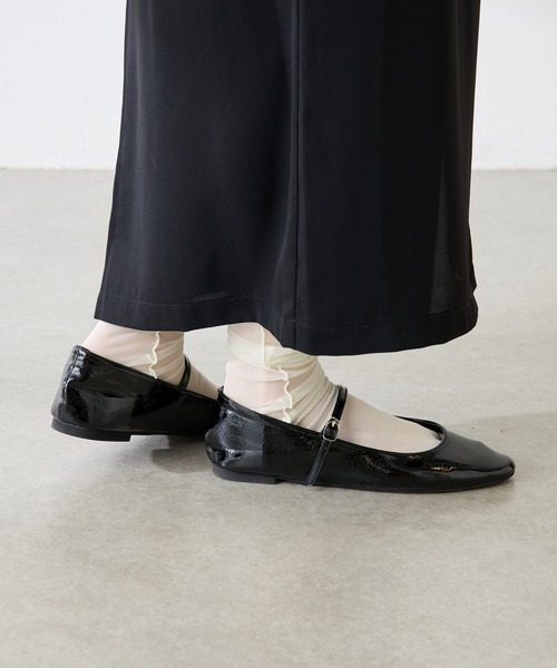 COLLAGE GALLARDAGALANTE（コラージュガリャルダガランテ）の「PAPILLONNER/メリージェーン（パンプス・レディース・ブラック/ホワイト・M/L/S）」の11枚目の写真