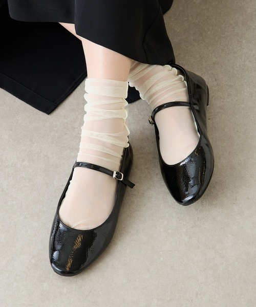 COLLAGE GALLARDAGALANTE（コラージュガリャルダガランテ）の「PAPILLONNER/メリージェーン（パンプス・レディース・ブラック/ホワイト・M/L/S）」の12枚目の写真