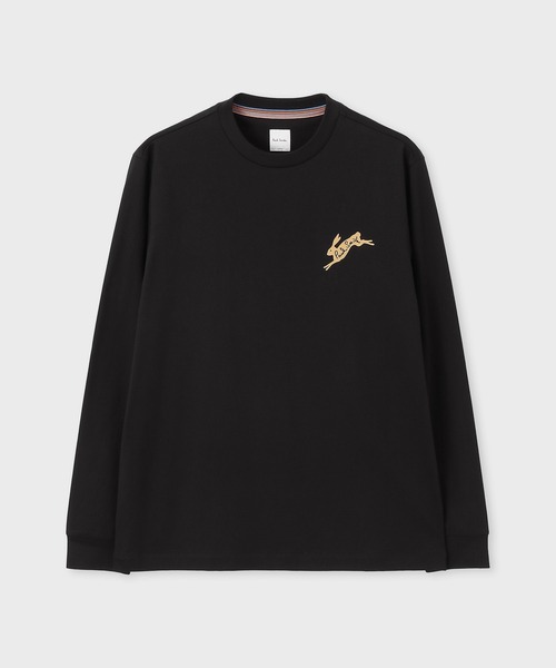 Paul Smith（ポールスミス）の「"Rabbit Logo" 長袖カットソー / 163502 049X（Tシャツ/カットソー・メンズ・ホワイト/チェリーレッド/ブラック・XX-LARGE/X-LARGE/LARGE/MEDIUM/SMALL）」の3枚目の写真