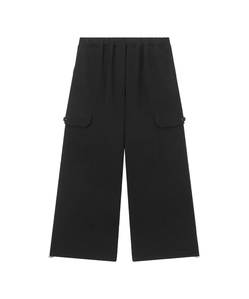 MIDNLOW(ミッドアンドロー)の「Big Pocket Wide Pants (Black)(その他パンツ・レディース・その他・FREE)」の7枚目の写真