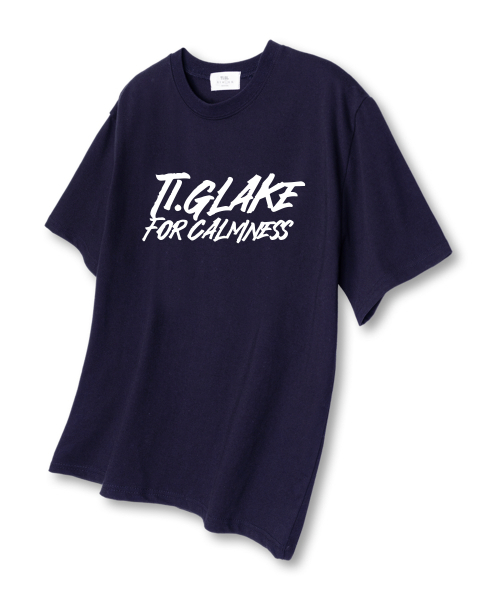 TI.GLAKE(ティーグレイク)の「フロントロゴオーバーサイズ半袖Tシャツネイビー(Tシャツ/カットソー・メンズ・その他・LARGE/X-LARGE/XX-LARGE)」の1枚目の写真