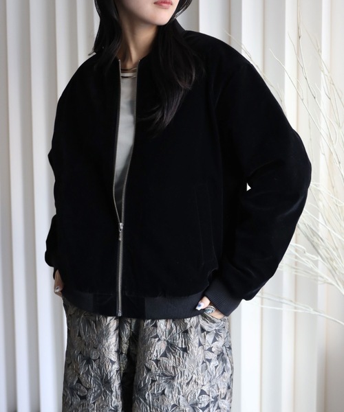 セール】別珍ベロアMA-1/ブルゾン（MA-1）｜YENNA（イェンナ）の