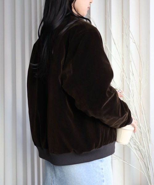 セール】別珍ベロアMA-1/ブルゾン（MA-1）｜YENNA（イェンナ）の