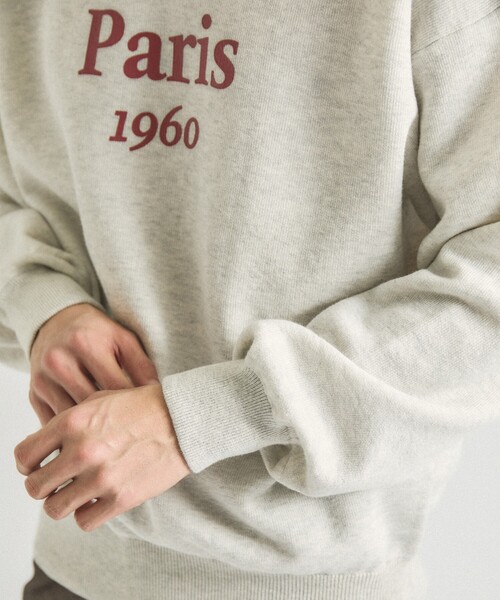 ABAHOUSE GRAY（アバハウスグレイ）の「スウェットライク ロゴニット プルオーバー（ニット/セーター・メンズ・グレー/ネイビー/ライトグレー・46/48）」の11枚目の写真