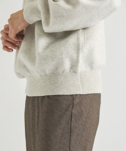 ABAHOUSE GRAY（アバハウスグレイ）の「スウェットライク ロゴニット プルオーバー（ニット/セーター・メンズ・グレー/ネイビー/ライトグレー・46/48）」の12枚目の写真