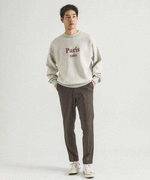 ABAHOUSE GRAY（アバハウスグレイ）の「スウェットライク ロゴニット プルオーバー（ニット/セーター・メンズ・グレー/ネイビー/ライトグレー・46/48）」の14枚目の写真