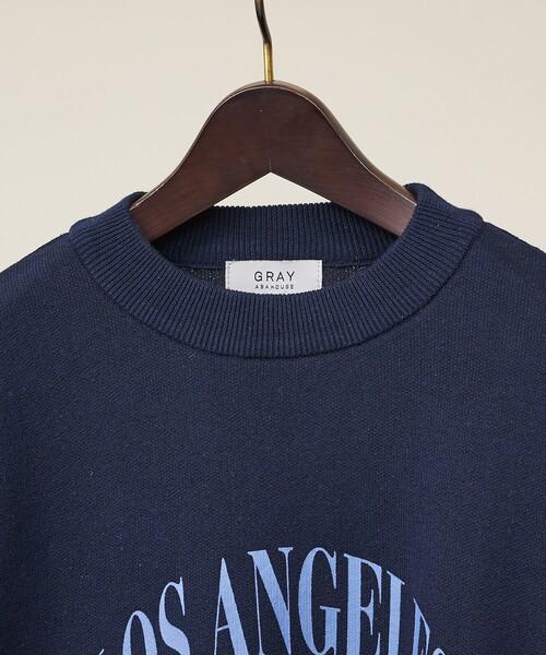 ABAHOUSE GRAY（アバハウスグレイ）の「スウェットライク ロゴニット プルオーバー（ニット/セーター・メンズ・グレー/ネイビー/ライトグレー・46/48）」の19枚目の写真