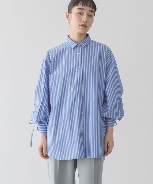 AMERICAN HOLIC(アメリカンホリック)の「【WEB限定】イージーケアバックギャザーリボンシャツ(シャツ/ブラウス・レディース・グリーン系その他3/ピンク系その他/ブルー系その他7/イエロー系その他2・M/L)」の19枚目の写真