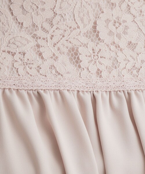 couture brooch（クチュールブローチ）の「【ハレの日・通勤】レースドッキング ブラウス（シャツ/ブラウス・レディース・ピンク/ネイビー/アイボリー・38/36/42/40）」の10枚目の写真