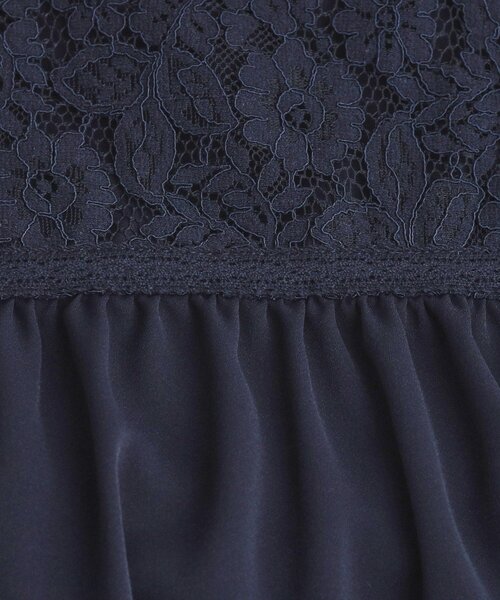 couture brooch（クチュールブローチ）の「【ハレの日・通勤】レースドッキング ブラウス（シャツ/ブラウス・レディース・ピンク/ネイビー/アイボリー・38/36/42/40）」の11枚目の写真